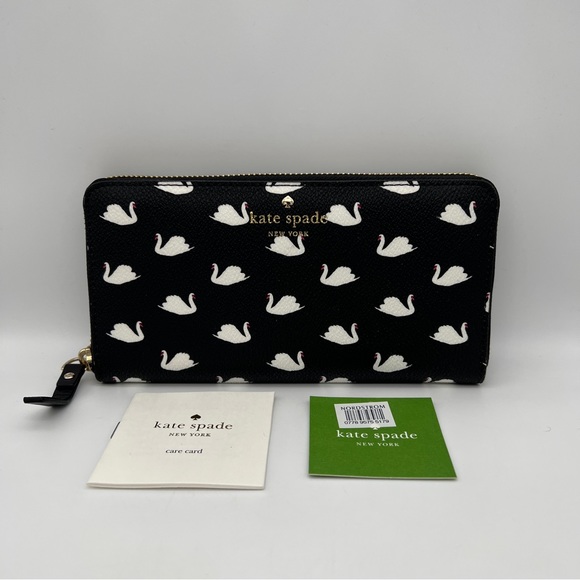KATE SPADE Hawthorn Lane Swans Lacey Wallet - PWRU5136 - Picture 6 of 7